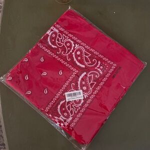 New Pack of 12 Red Bandanas